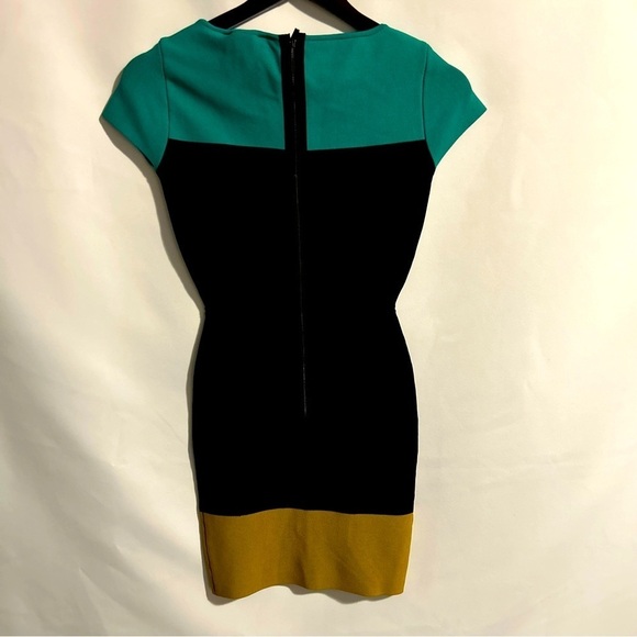 BCBGMaxAzria Women’s Jacquetta Knit Colorblock Bandage Mini Dress Size XS - Picture 10 of 12